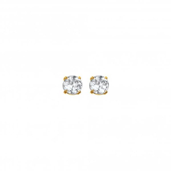 Hot Diamonds x Gemstones Gold Silver Tender Solitaire Earrings - MococoHot DiamondsDE8345055069056999Earrings