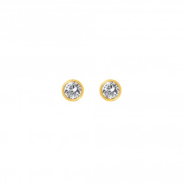 Hot Diamonds x Gemstones Gold Silver Tender Stud Earrings - MococoHot DiamondsDE8325055069056975Earrings