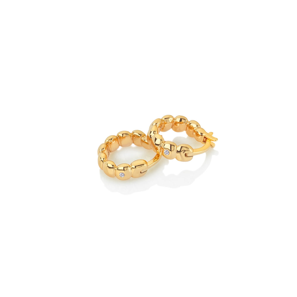 Hot Diamonds X Jac Jossa Gold Beach Earrings - MococoHot DiamondsDE659Earrings