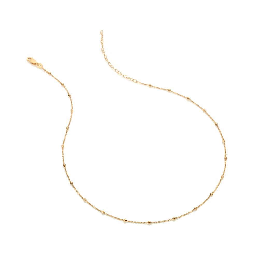 Hot Diamonds X Jac Jossa Gold Embrace Beaded Cable Chain - MococoHot DiamondsCH098Necklaces