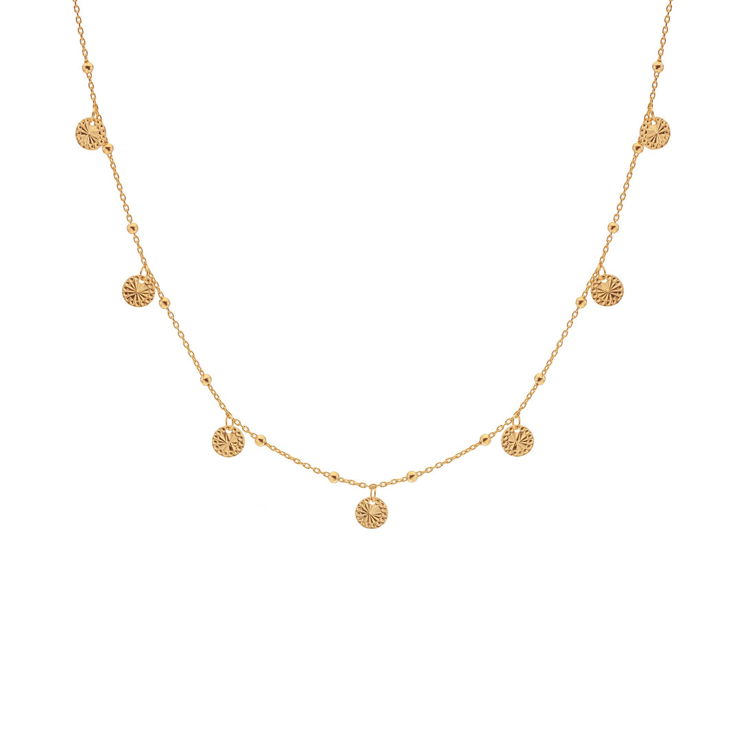 Hot Diamonds X Jac Jossa Gold Embrace Droplet Cable Chain - 32cm - MococoHot DiamondsCH108Necklaces