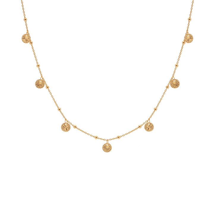 Hot Diamonds X Jac Jossa Gold Embrace Droplet Cable Chain - 32cm - MococoHot DiamondsCH108Necklaces