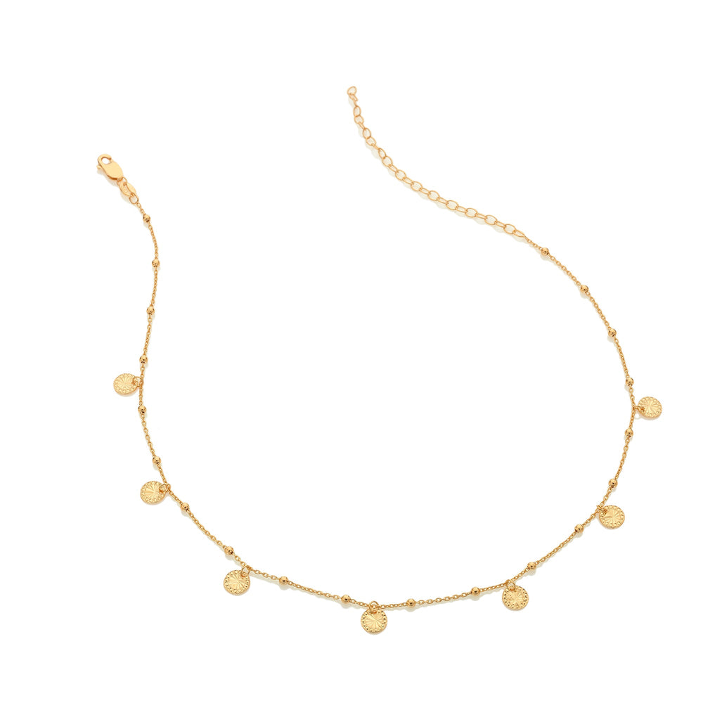 Hot Diamonds X Jac Jossa Gold Embrace Droplet Cable Chain - 32cm - MococoHot DiamondsCH108Necklaces