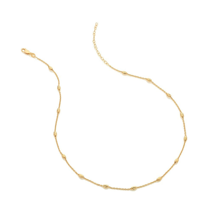 Hot Diamonds X Jac Jossa Gold Embrace Oval Cable Chain - MococoHot DiamondsCH106Necklaces