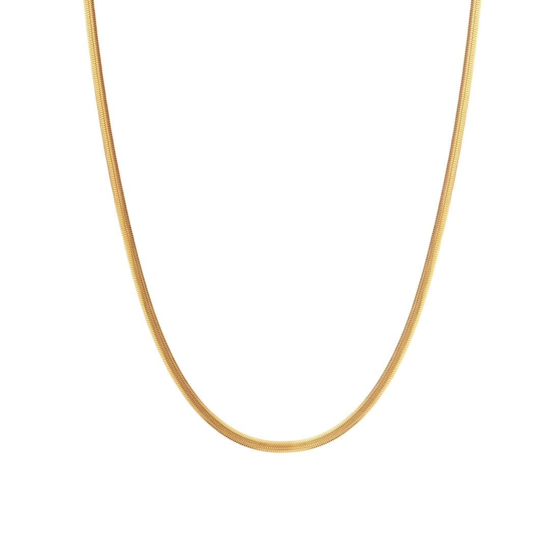 Hot Diamonds X Jac Jossa Gold Embrace Oval Snake Chain 40 - 45cm - MococoHot DiamondsCH101Necklaces