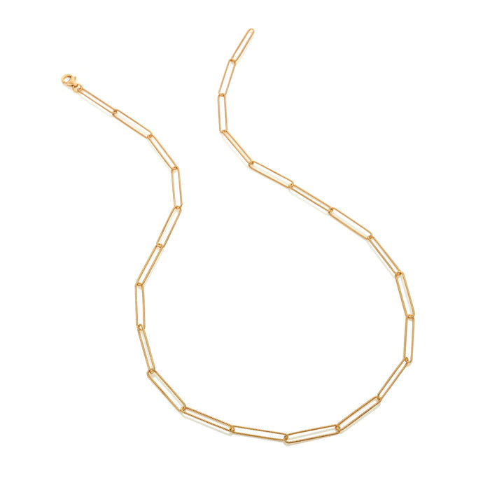 Hot Diamonds X Jac Jossa Gold Embrace Twisted Wired Chain 50cm - MococoHot DiamondsCH111Necklaces