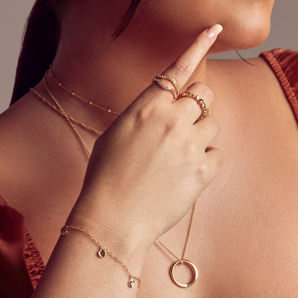 Hot Diamonds X Jac Jossa Gold Lunar Bracelet - MococoHot DiamondsDL639Bracelets