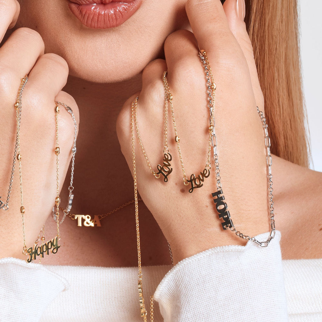 Hot Diamonds x Tasha Ghouri Personalised Necklaces - MococoHot Diamonds