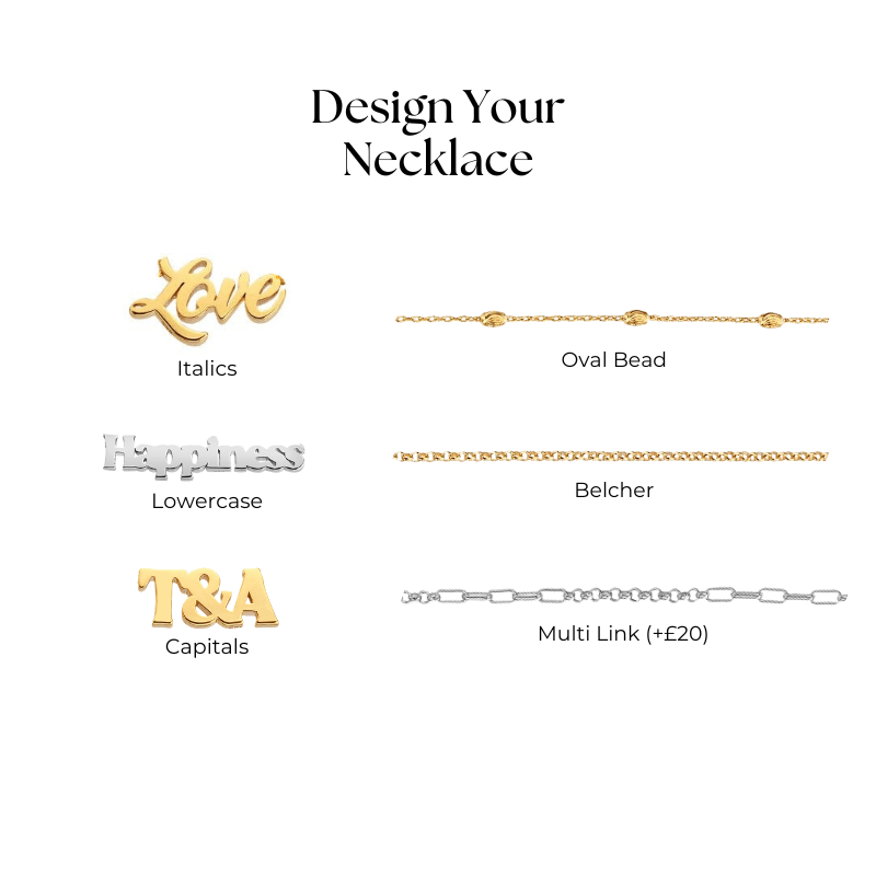 Hot Diamonds x Tasha Ghouri Personalised Necklaces - MococoHot Diamonds