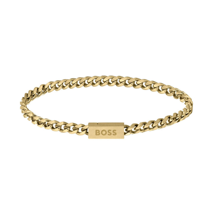 Hugo Boss Gold Chain Mens Bracelet 1