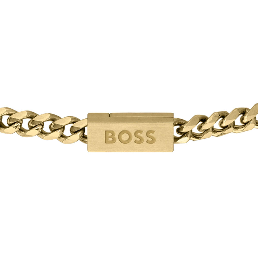 Hugo Boss Gold Chain Mens Bracelet 2