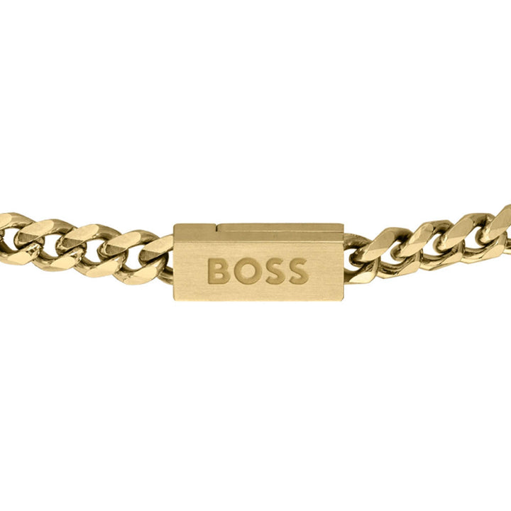 Hugo Boss Gold Chain Mens Bracelet 2