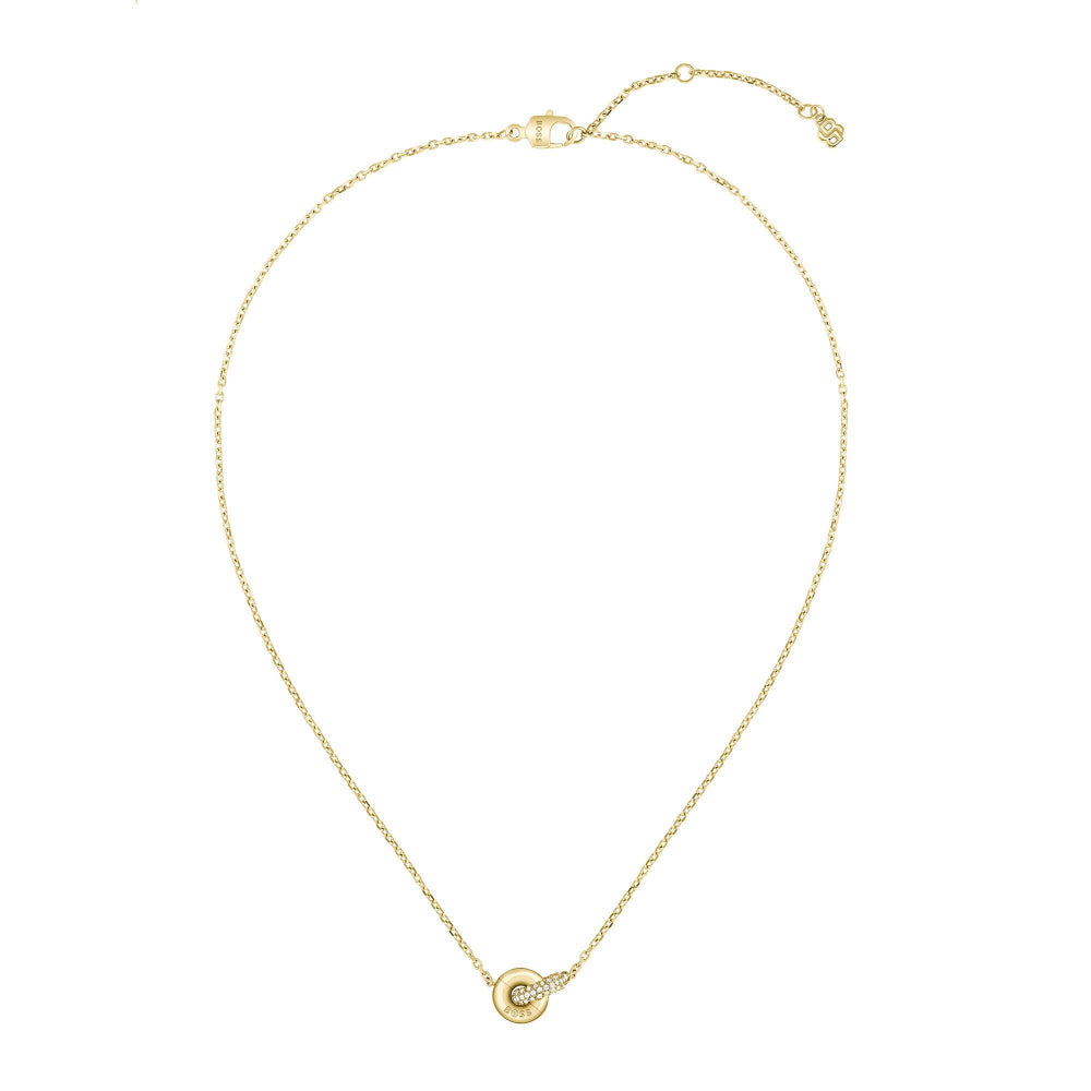 Hugo Boss Gold Live Precious Ladies IP Necklace 4