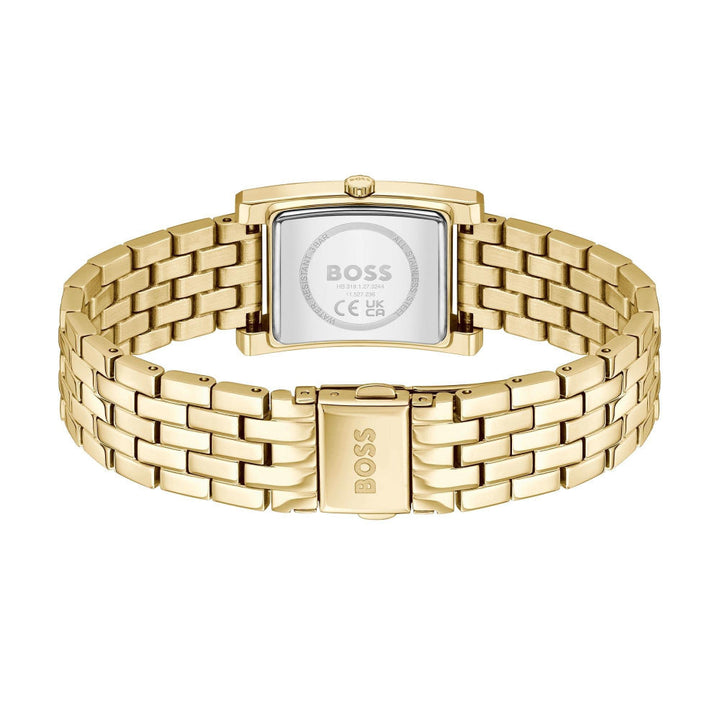 Hugo Boss Gold Lucy Rectangle Ladies Watch 4