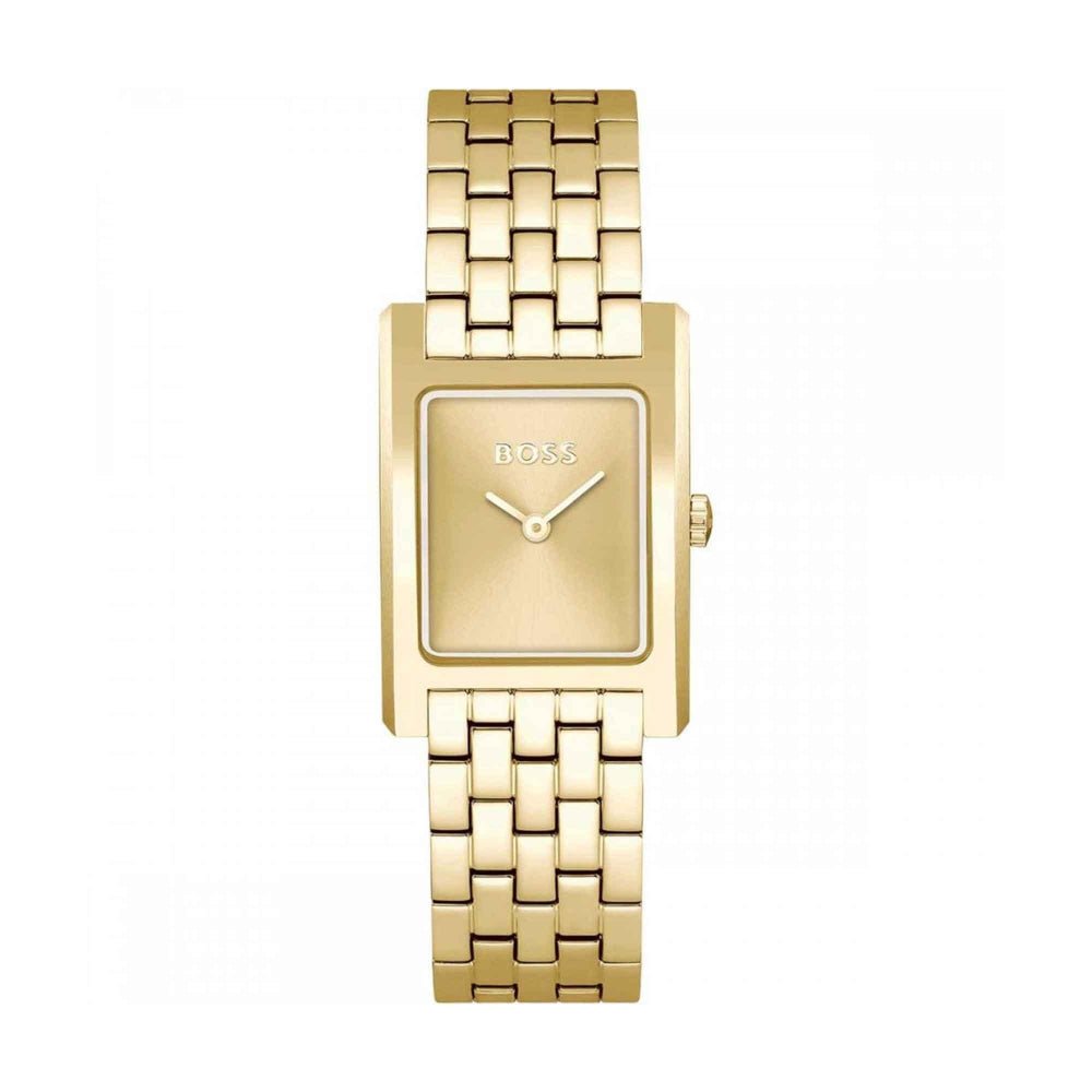 Hugo Boss Gold Lucy Rectangle Ladies Watch - MococoHugo Boss1502744885997563611Watches and Accessories