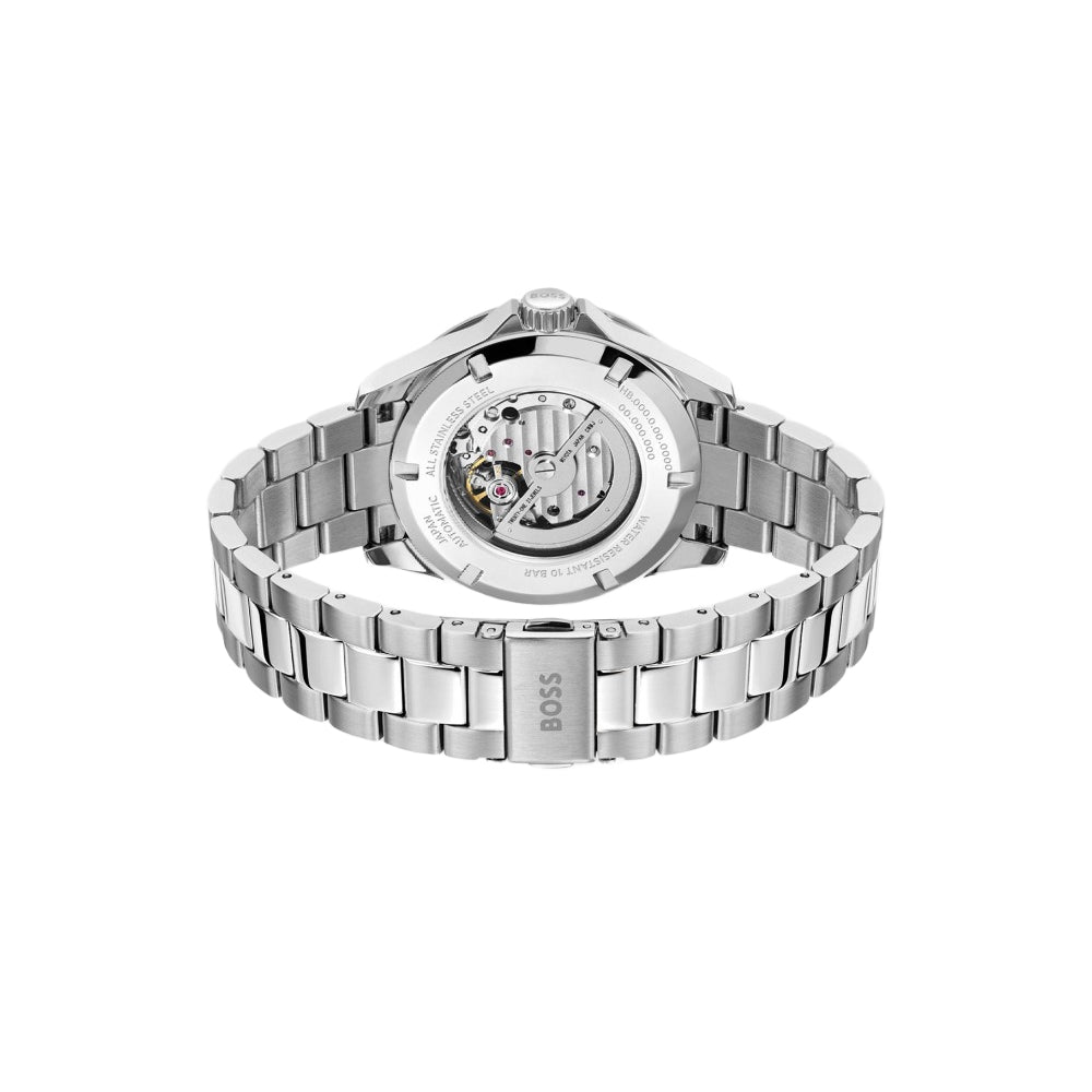 Hugo Boss Green Stainless Steel Dial Automatic Watch - MococoHugo Boss1514200Watches and Accessories