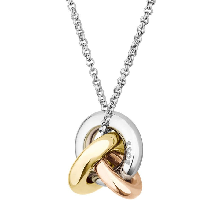 Hugo Boss Harmonie Ladies Tri Tone Necklace - MococoHugo Boss1580771885997646154Necklaces