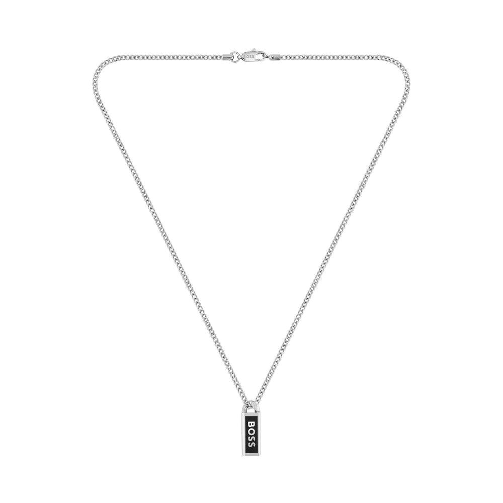 Hugo Boss Logo Plate Necklace 4