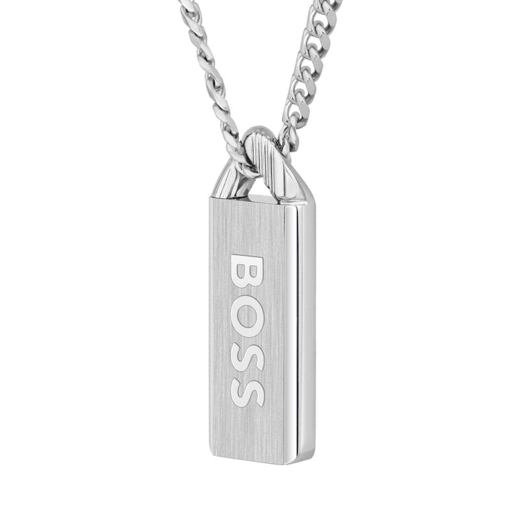 Hugo Boss Logo Plate Necklace 5