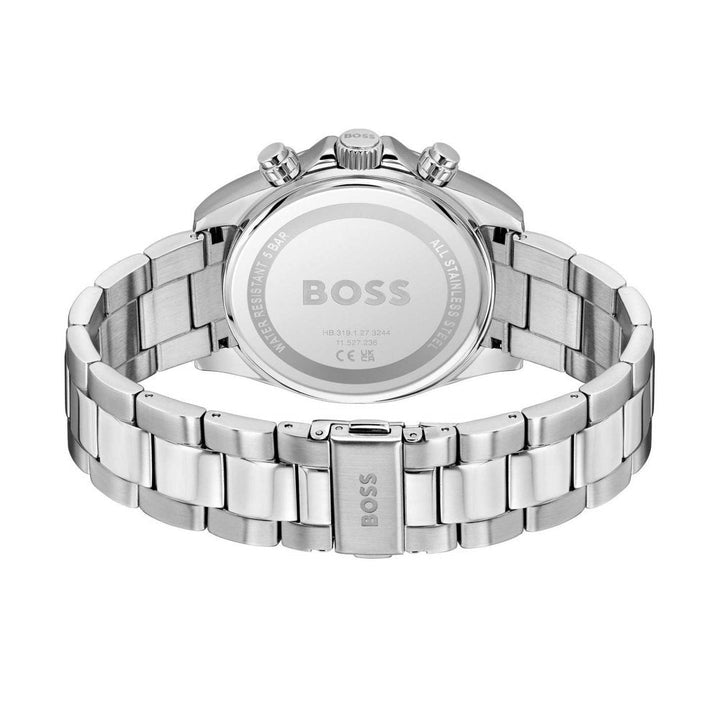Hugo Boss Silver and Green Hero 2.0 Round Gents Bracelet Watch - MococoHugo Boss1514268885997645393Watches and Accessories