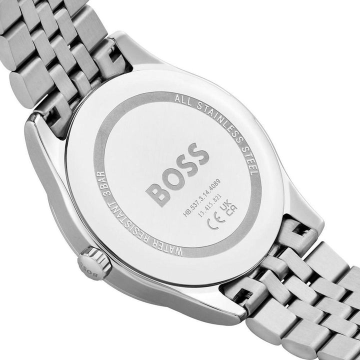 Hugo Boss Silver and Pink Graceful Round Ladies Watch 8