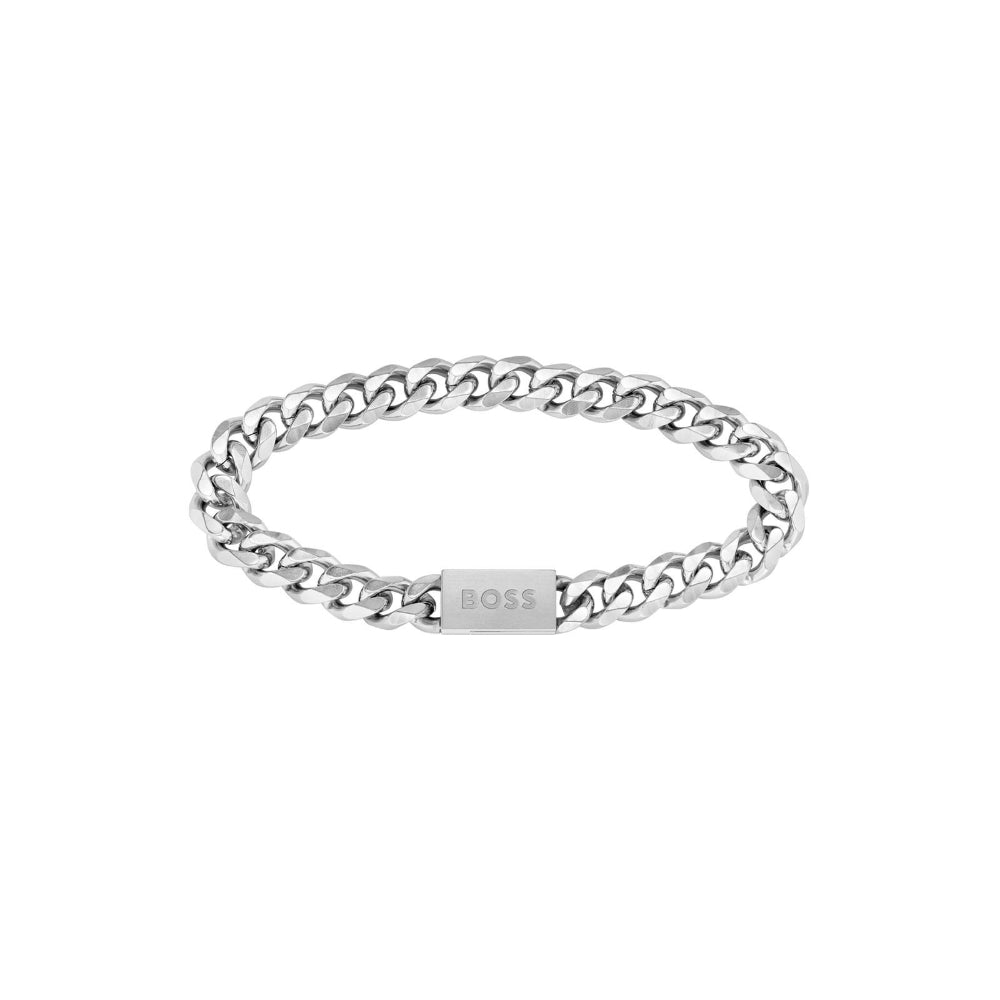 Hugo Boss Silver Chain Mens Bracelet 1