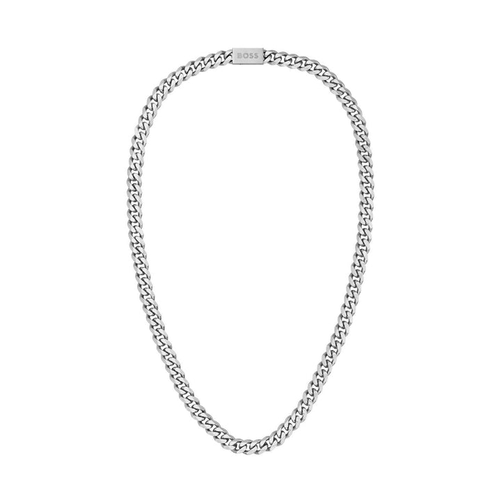 Hugo Boss Silver Chain Mens Link Necklace 1