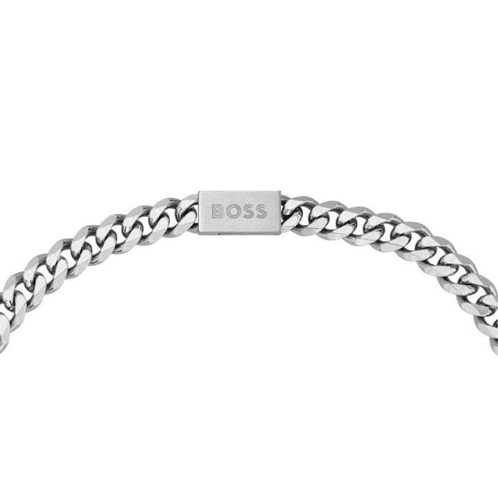 Hugo Boss Silver Chain Mens Link Necklace 4