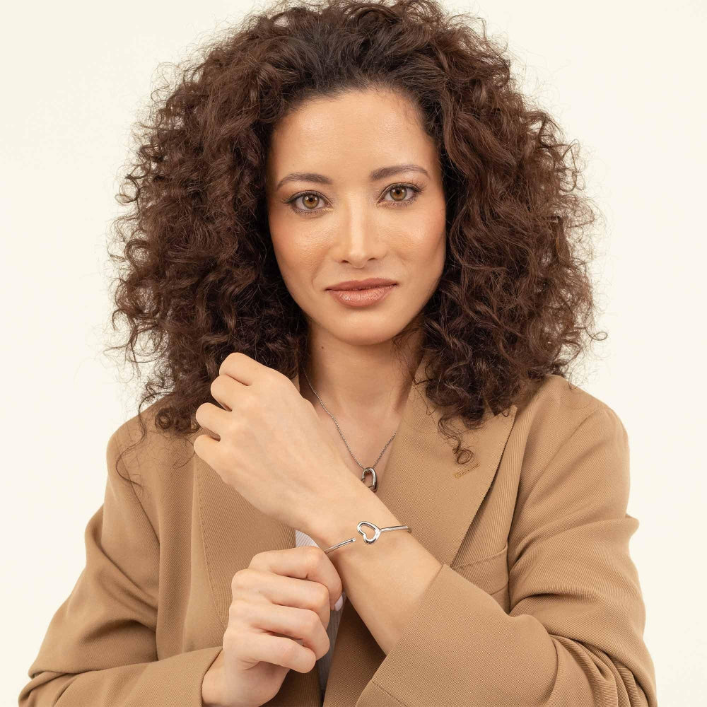 Hugo Boss Silver Honey Boundless Ladies Bangle - MococoHugo Boss1580723885997609227Bracelets