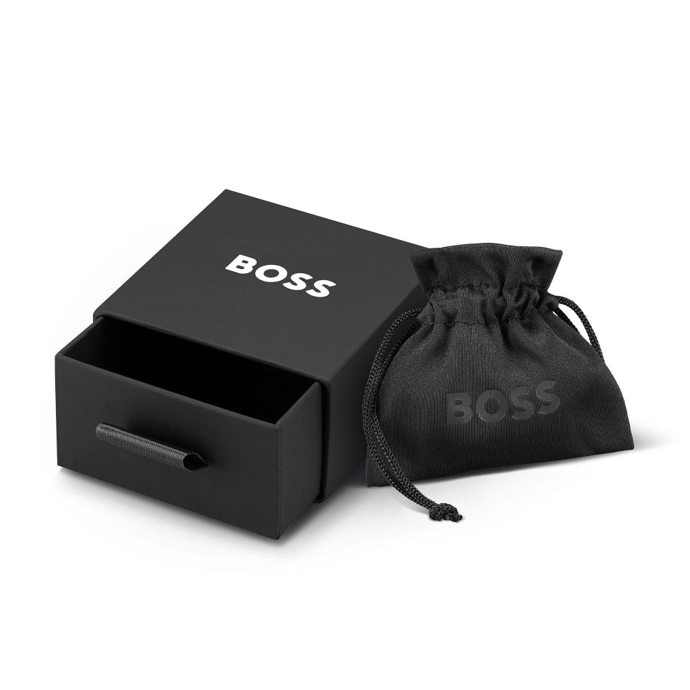 Hugo Boss Silver Honey Ladies Heart Earrings - MococoHugo Boss1580563885997564687Earrings