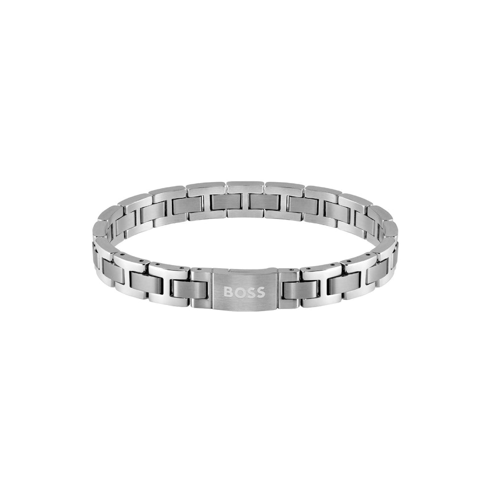 Hugo Boss Silver Metal Link Essentials Mens Bracelet 1