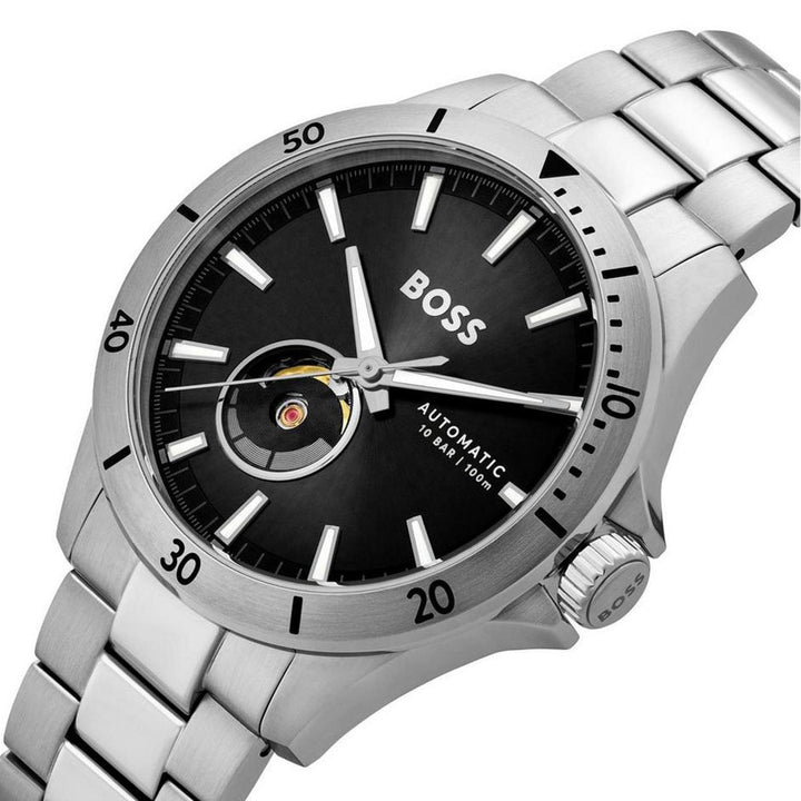 Hugo Boss Stainless Steel Japanese Automatic Movement Watch 7