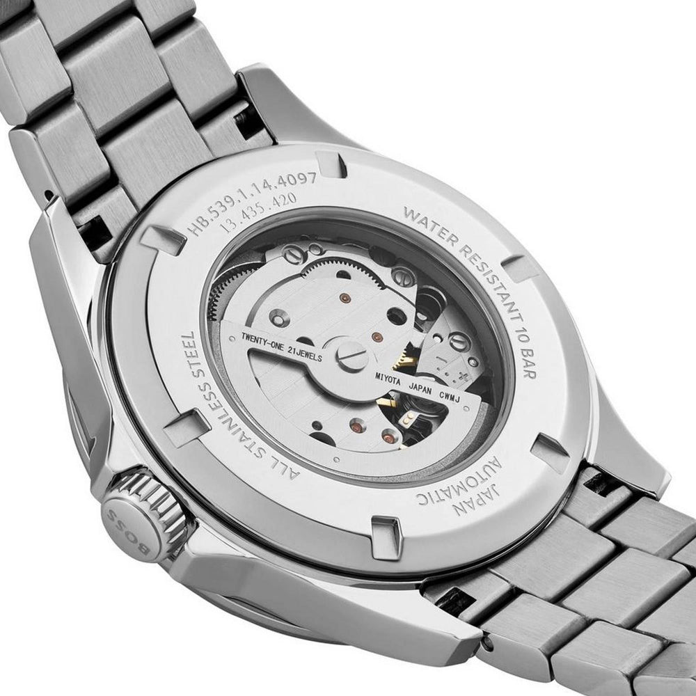 Hugo Boss Stainless Steel Japanese Automatic Movement Watch 8