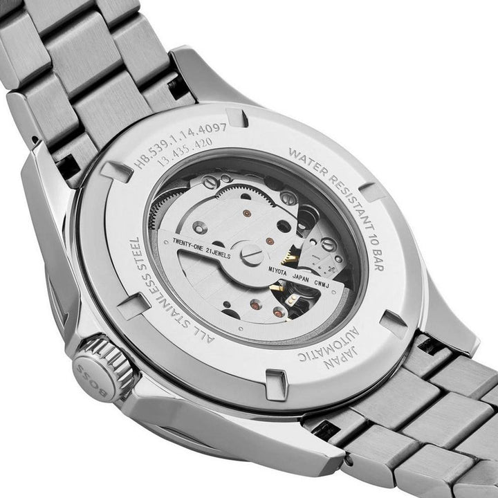 Hugo Boss Stainless Steel Japanese Automatic Movement Watch 8