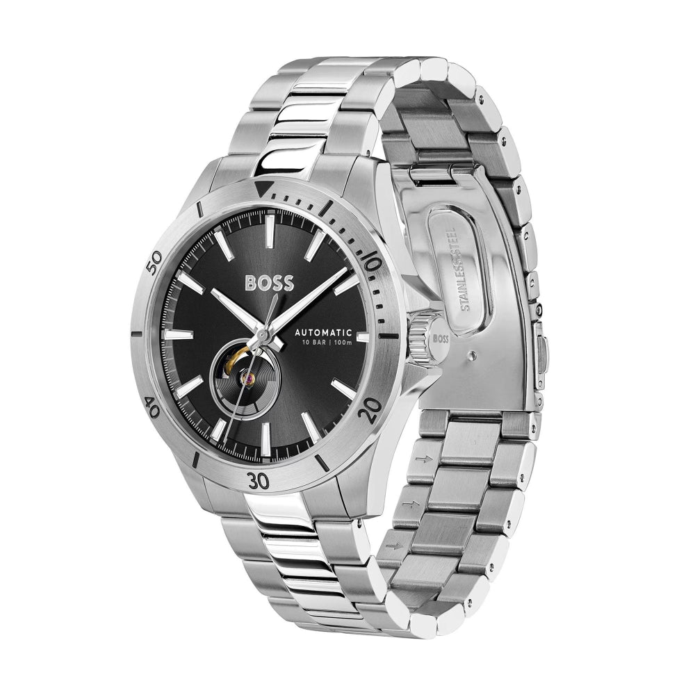 Hugo Boss Stainless Steel Japanese Automatic Movement Watch - MococoHugo Boss1514202Watches and Accessories