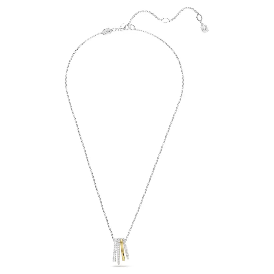 Swarovski Silver & Gold Hyperbola Necklace