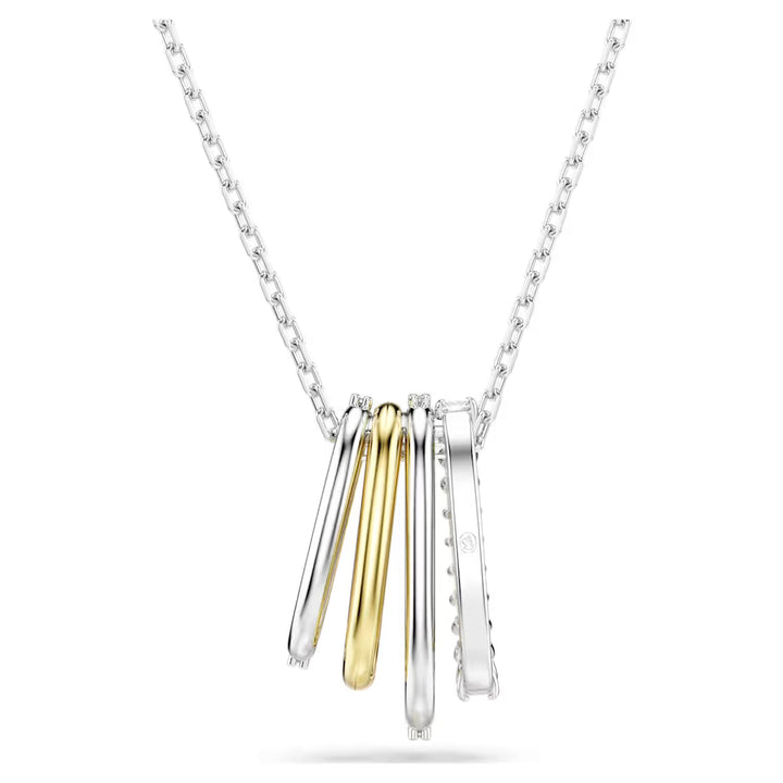 Swarovski Silver & Gold Hyperbola Necklace