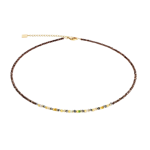 Coeur De Lion Brown-Olive Golden Whisper Necklace