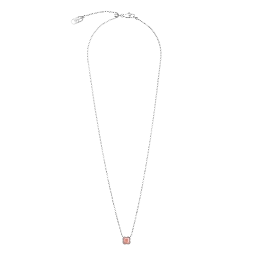 Coeur De Lion Silver Birthstone July Rhodochrosite Necklace