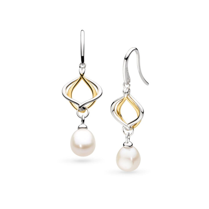 Kit Heath Alicia Golden Pearl Drop Earrings - MococoKit Heath50021GFPEarrings