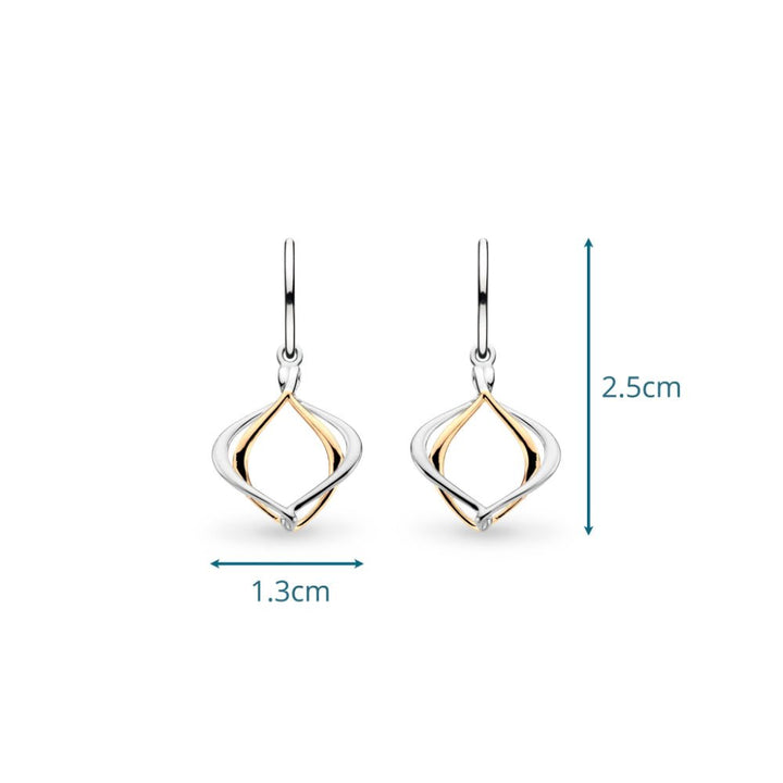 Kit Heath Alicia Golden RP/GP Petite Drop Earrings - MococoKit Heath60018GRP5038159171567Earrings