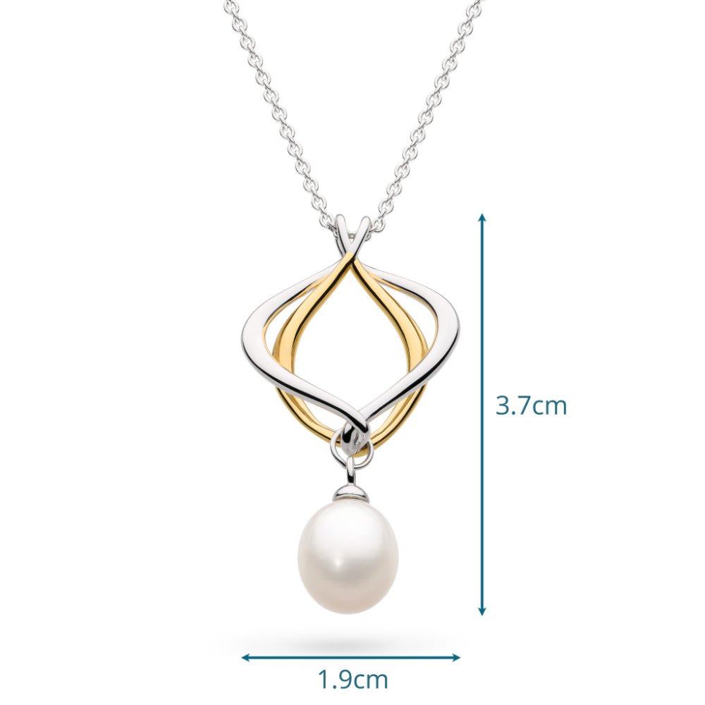 Kit Heath Alicia Pearl Golden FP RP/GP 18″ Necklace - MococoKit Heath90021GFP5038159171598Necklaces