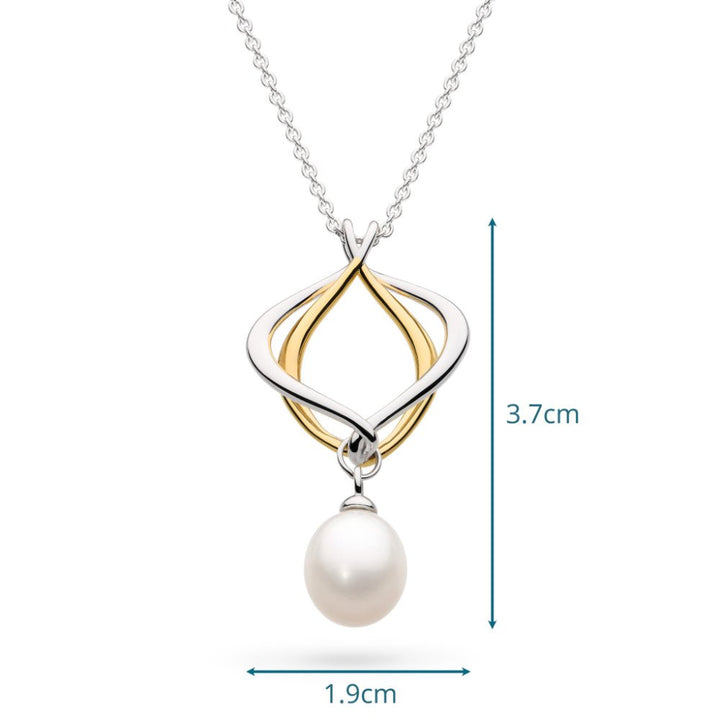 Kit Heath Alicia Pearl Golden FP RP/GP 18″ Necklace - MococoKit Heath90021GFP5038159171598Necklaces