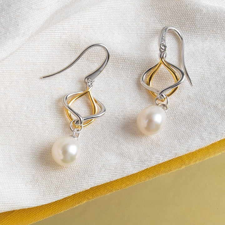 Kit Heath Alicia Pearl Golden FP RP/GP Drop Earrings - MococoKit Heath50021GFP5038159171581Earrings