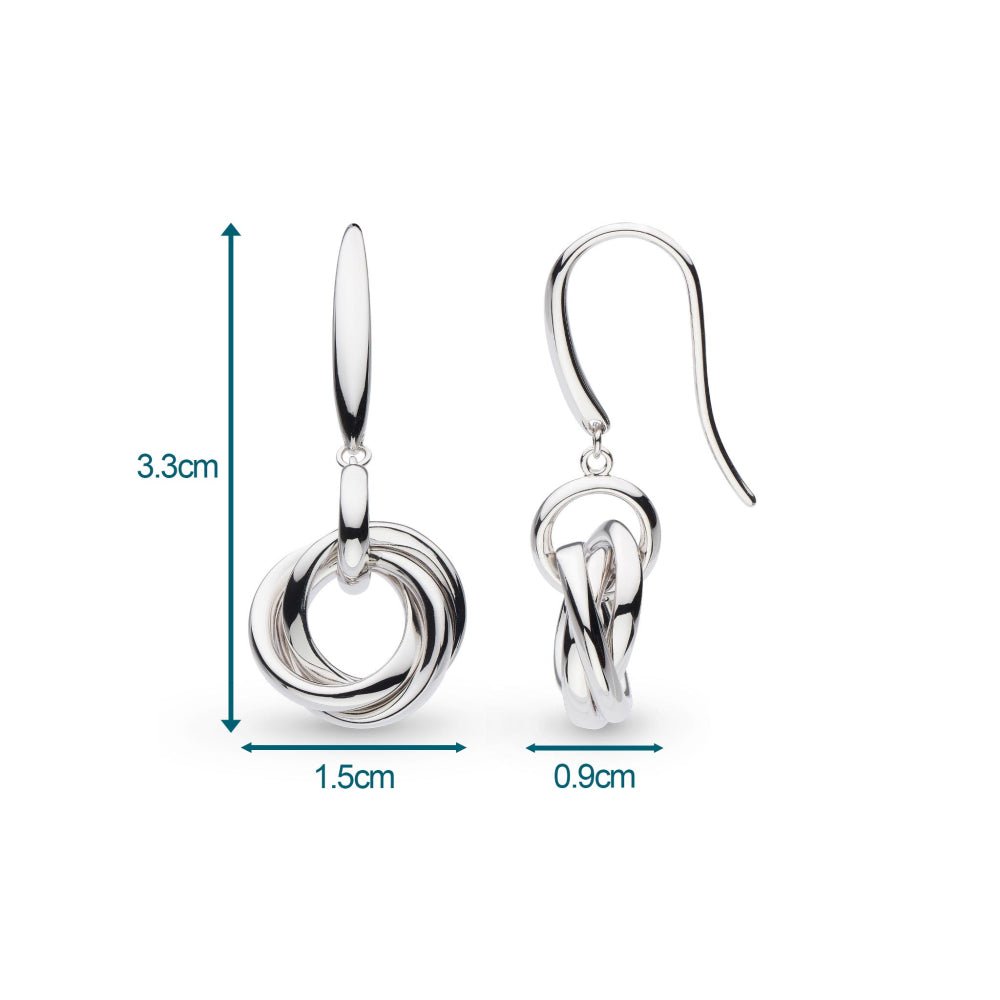 Kit Heath Bevel Trilogy Link Drop Earrings - MococoKit Heath6169RP5038159165405Earrings