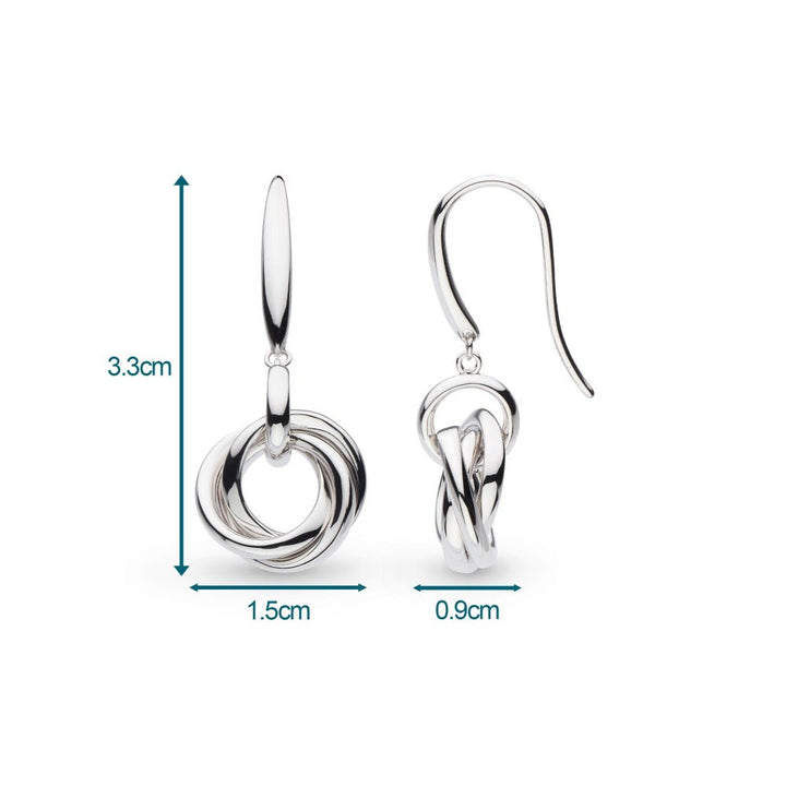 Kit Heath Bevel Trilogy Link Drop Earrings - MococoKit Heath6169RP5038159165405Earrings