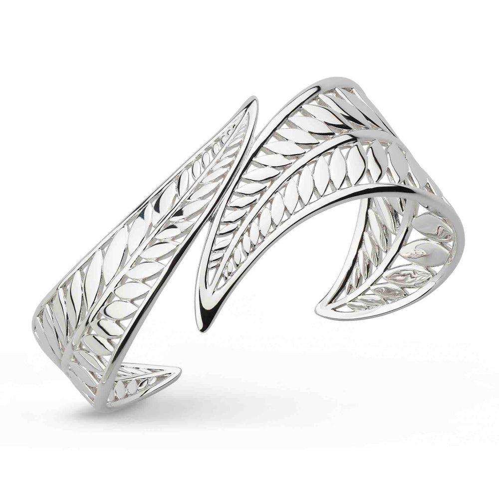 Kit Heath Blossom Eden Grande Wrapped Leaf Cuff Bangle - MococoKit Heath70247HP5038159151835Bracelets
