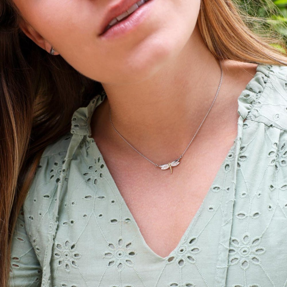 Kit Heath Blossom Flyte Dragonfly Petite Necklet - MococoKit Heath90355GRP5038159163760Necklaces