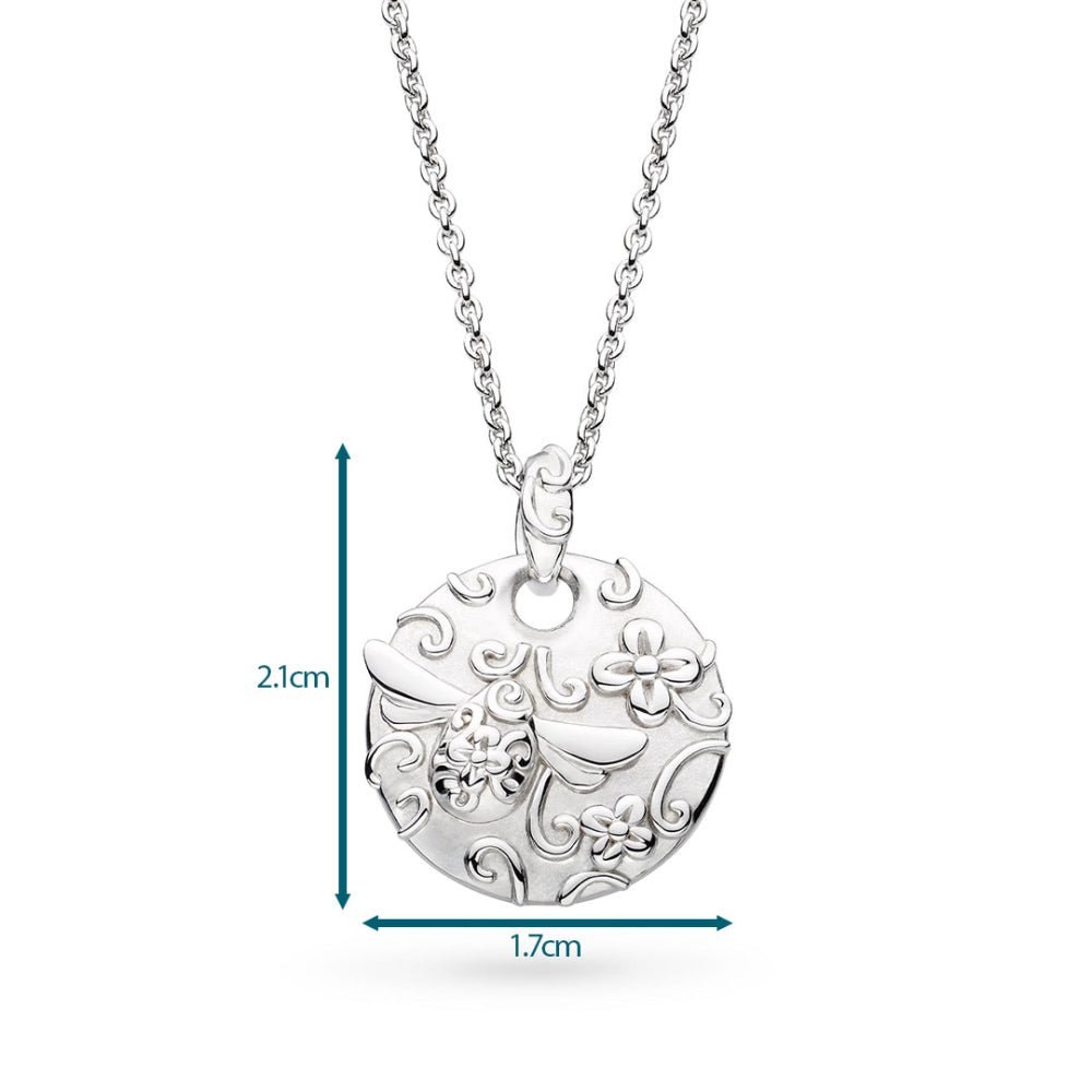 Kit Heath Blossom Flyte Honey Bee Disc Necklace - MococoKit Heath90331RP5038159170409Necklaces