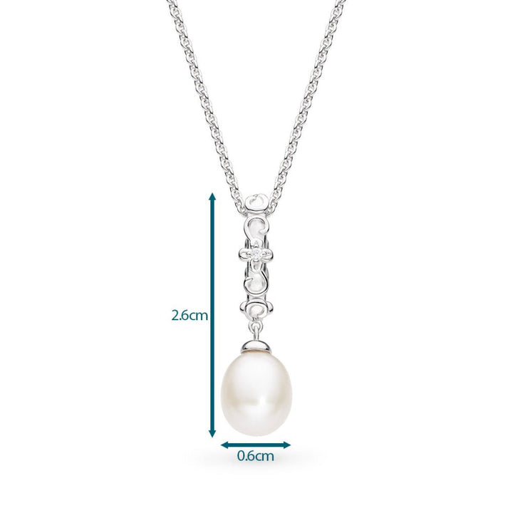 Kit Heath Blossom Flyte Honey Flower Oval Pearl Necklace - MococoKit Heath90334FPC5038159170423Necklaces